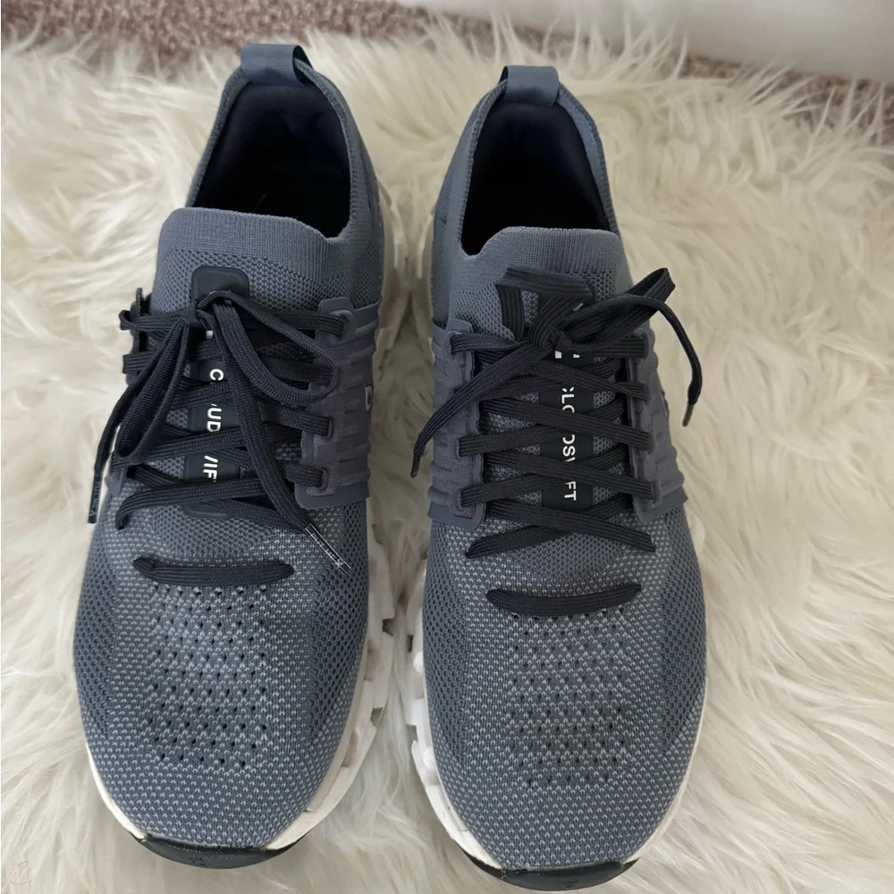 On Running Shoe Cloudswift 3 in blue and white - Picture 12 of 14